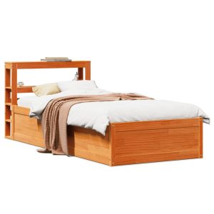 Łóżko Drewniane Rama Łóżka Sofa Brązowe Do Sypialni Pokoju 100×200 cm 723120 Łóżko Drewniane Rama Łóżka Sofa Brązowe Do Sypialni Pokoju 100×200 cm 723120
