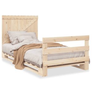 Łóżko Drewniane Rama Łóżka Sofa Brązowe Do Sypialni Pokoju 100×200 cm 562658 Łóżko Drewniane Rama Łóżka Sofa Brązowe Do Sypialni Pokoju 100×200 cm 562658