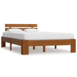 Łóżko Drewniane Rama Łóżka Sofa Brązowe Do Sypialni Pokoju 120 x 200 cm 728580 Łóżko Drewniane Rama Łóżka Sofa Brązowe Do Sypialni Pokoju 120 x 200 cm 728580