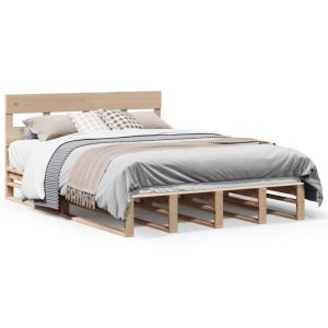 Łóżko Drewniane Rama Łóżka Sofa Brązowe Do Sypialni Pokoju 120×190 cm 477839 Łóżko Drewniane Rama Łóżka Sofa Brązowe Do Sypialni Pokoju 120×190 cm 477839