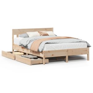 Łóżko Drewniane Rama Łóżka Sofa Brązowe Do Sypialni Pokoju 120×190 cm 478478 Łóżko Drewniane Rama Łóżka Sofa Brązowe Do Sypialni Pokoju 120×190 cm 478478