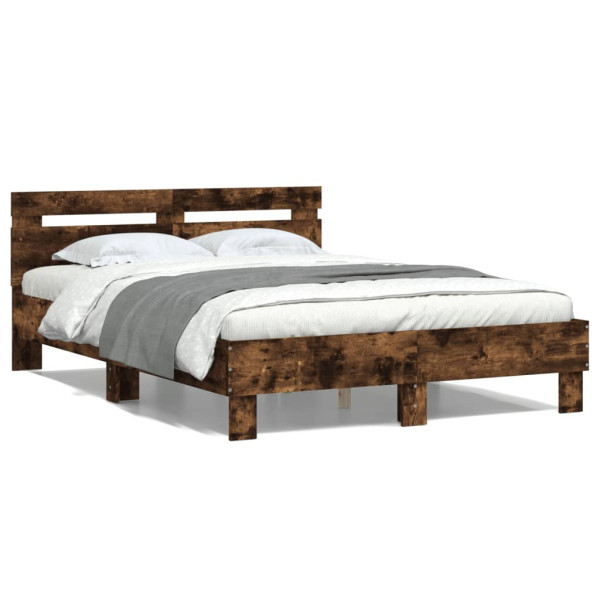 Łóżko Drewniane Rama Łóżka Sofa Brązowe Do Sypialni Pokoju 120x200 cm 721595