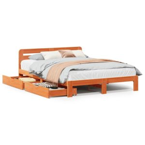 Łóżko Drewniane Rama Łóżka Sofa Brązowe Do Sypialni Pokoju 120×200 cm 721869 Łóżko Drewniane Rama Łóżka Sofa Brązowe Do Sypialni Pokoju 120×200 cm 721869
