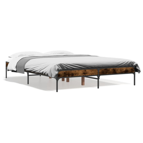 Łóżko Drewniane Rama Łóżka Sofa Brązowe Do Sypialni Pokoju 120x200 cm 724141