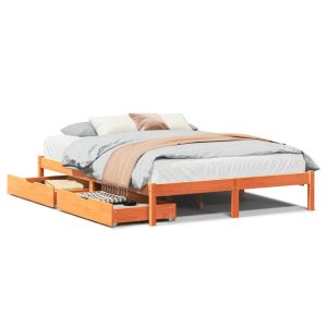 Łóżko Drewniane Rama Łóżka Sofa Brązowe Do Sypialni Pokoju 120×200 cm 724537 Łóżko Drewniane Rama Łóżka Sofa Brązowe Do Sypialni Pokoju 120×200 cm 724537