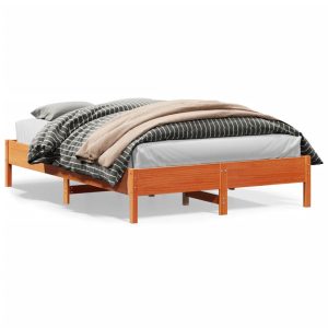 Łóżko Drewniane Rama Łóżka Sofa Brązowe Do Sypialni Pokoju 120×200 cm 728682 Łóżko Drewniane Rama Łóżka Sofa Brązowe Do Sypialni Pokoju 120×200 cm 728682