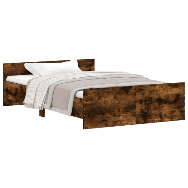 Łóżko Drewniane Rama Łóżka Sofa Brązowe Do Sypialni Pokoju 120x200cm 724681