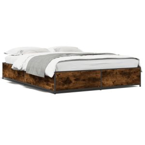 Łóżko Drewniane Rama Łóżka Sofa Brązowe Do Sypialni Pokoju 135×190 cm 704989 Łóżko Drewniane Rama Łóżka Sofa Brązowe Do Sypialni Pokoju 135×190 cm 704989