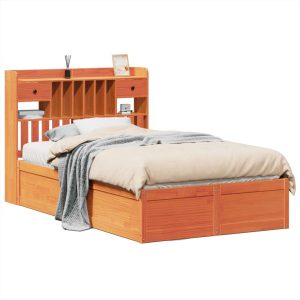 Łóżko Drewniane Rama Łóżka Sofa Brązowe Do Sypialni Pokoju 135×190 cm 721530 Łóżko Drewniane Rama Łóżka Sofa Brązowe Do Sypialni Pokoju 135×190 cm 721530