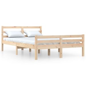 Łóżko Drewniane Rama Łóżka Sofa Brązowe Do Sypialni Pokoju 140 x 190 cm 475141 Łóżko Drewniane Rama Łóżka Sofa Brązowe Do Sypialni Pokoju 140 x 190 cm 475141