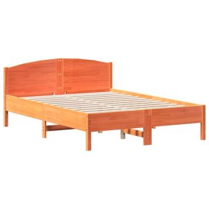 Łóżko Drewniane Rama Łóżka Sofa Brązowe Do Sypialni Pokoju 140×190 cm 724607 Łóżko Drewniane Rama Łóżka Sofa Brązowe Do Sypialni Pokoju 140×190 cm 724607
