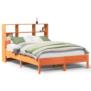 Łóżko Drewniane Rama Łóżka Sofa Brązowe Do Sypialni Pokoju 140x190cm 722022 Łóżko Drewniane Rama Łóżka Sofa Brązowe Do Sypialni Pokoju 140x190cm 722022