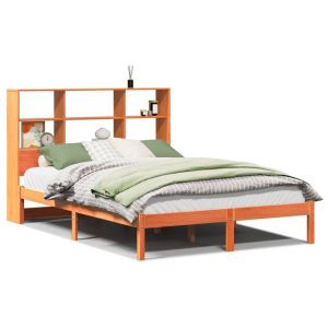 Łóżko Drewniane Rama Łóżka Sofa Brązowe Do Sypialni Pokoju 140x190cm 721130 Łóżko Drewniane Rama Łóżka Sofa Brązowe Do Sypialni Pokoju 140x190cm 721130