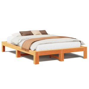 Łóżko Drewniane Rama Łóżka Sofa Brązowe Do Sypialni Pokoju 140×200 cm 475749 Łóżko Drewniane Rama Łóżka Sofa Brązowe Do Sypialni Pokoju 140×200 cm 475749