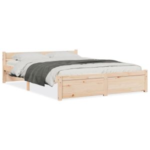 Łóżko Drewniane Rama Łóżka Sofa Brązowe Do Sypialni Pokoju 140×200 cm 479950 Łóżko Drewniane Rama Łóżka Sofa Brązowe Do Sypialni Pokoju 140×200 cm 479950