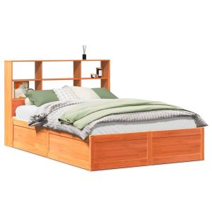 Łóżko Drewniane Rama Łóżka Sofa Brązowe Do Sypialni Pokoju 140×200 cm 480032 Łóżko Drewniane Rama Łóżka Sofa Brązowe Do Sypialni Pokoju 140×200 cm 480032