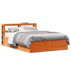 Łóżko Drewniane Rama Łóżka Sofa Brązowe Do Sypialni Pokoju 140×200 cm 723084 Łóżko Drewniane Rama Łóżka Sofa Brązowe Do Sypialni Pokoju 140×200 cm 723084