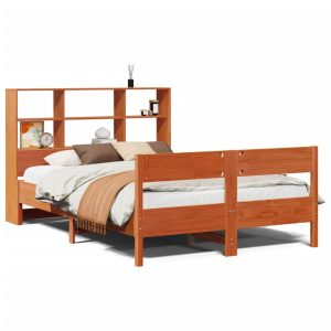 Łóżko Drewniane Rama Łóżka Sofa Brązowe Do Sypialni Pokoju 150×200 cm 472250 Łóżko Drewniane Rama Łóżka Sofa Brązowe Do Sypialni Pokoju 150×200 cm 472250