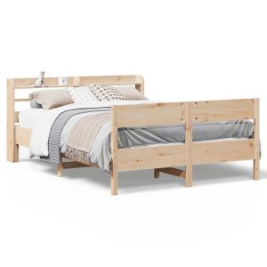 Łóżko Drewniane Rama Łóżka Sofa Brązowe Do Sypialni Pokoju 150×200 cm 479001 Łóżko Drewniane Rama Łóżka Sofa Brązowe Do Sypialni Pokoju 150×200 cm 479001
