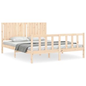 Łóżko Drewniane Rama Łóżka Sofa Brązowe Do Sypialni Pokoju 160×200 cm 478360 Łóżko Drewniane Rama Łóżka Sofa Brązowe Do Sypialni Pokoju 160×200 cm 478360