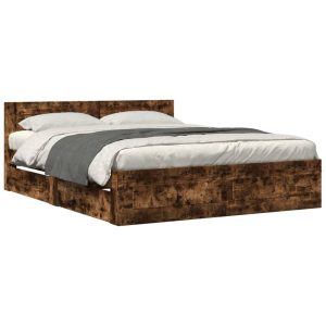 Łóżko Drewniane Rama Łóżka Sofa Brązowe Do Sypialni Pokoju 160×200 cm 705976 Łóżko Drewniane Rama Łóżka Sofa Brązowe Do Sypialni Pokoju 160×200 cm 705976