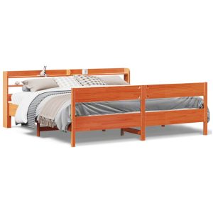 Łóżko Drewniane Rama Łóżka Sofa Brązowe Do Sypialni Pokoju 180×200 cm 720923 Łóżko Drewniane Rama Łóżka Sofa Brązowe Do Sypialni Pokoju 180×200 cm 720923