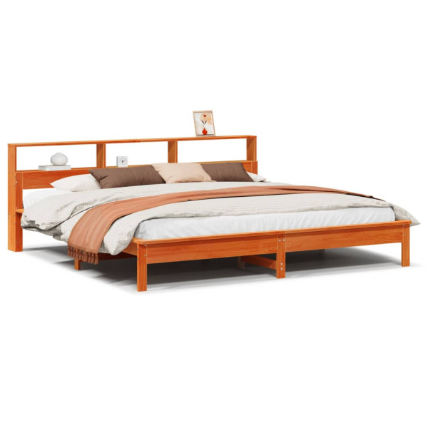 Łóżko Drewniane Rama Łóżka Sofa Brązowe Do Sypialni Pokoju 180x200 cm 720961
