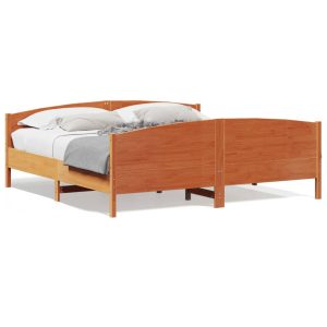 Łóżko Drewniane Rama Łóżka Sofa Brązowe Do Sypialni Pokoju 180×200 cm 721245 Łóżko Drewniane Rama Łóżka Sofa Brązowe Do Sypialni Pokoju 180×200 cm 721245