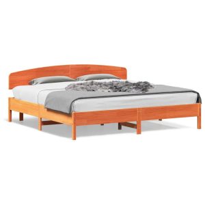 Łóżko Drewniane Rama Łóżka Sofa Brązowe Do Sypialni Pokoju 180×200 cm 721881 Łóżko Drewniane Rama Łóżka Sofa Brązowe Do Sypialni Pokoju 180×200 cm 721881