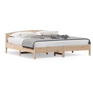 Łóżko Drewniane Rama Łóżka Sofa Brązowe Do Sypialni Pokoju 180×200 cm 724412 Łóżko Drewniane Rama Łóżka Sofa Brązowe Do Sypialni Pokoju 180×200 cm 724412