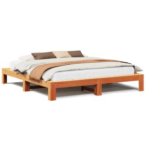 Łóżko Drewniane Rama Łóżka Sofa Brązowe Do Sypialni Pokoju 180×200 cm 724686 Łóżko Drewniane Rama Łóżka Sofa Brązowe Do Sypialni Pokoju 180×200 cm 724686