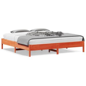 Łóżko Drewniane Rama Łóżka Sofa Brązowe Do Sypialni Pokoju 180×200 cm 728683 Łóżko Drewniane Rama Łóżka Sofa Brązowe Do Sypialni Pokoju 180×200 cm 728683