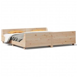 Łóżko Drewniane Rama Łóżka Sofa Brązowe Do Sypialni Pokoju 180×200 cm 479687 Łóżko Drewniane Rama Łóżka Sofa Brązowe Do Sypialni Pokoju 180×200 cm 479687