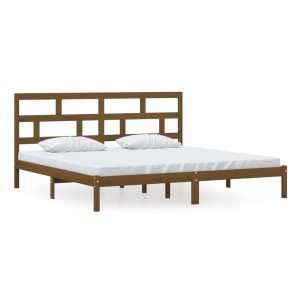 Łóżko Drewniane Rama Łóżka Sofa Brązowe Do Sypialni Pokoju 200 x 200 cm 479189 Łóżko Drewniane Rama Łóżka Sofa Brązowe Do Sypialni Pokoju 200 x 200 cm 479189