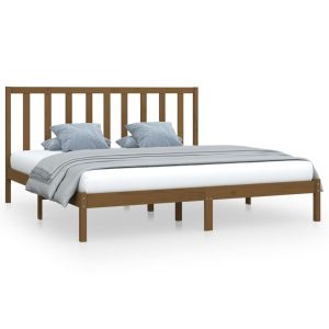Łóżko Drewniane Rama Łóżka Sofa Brązowe Do Sypialni Pokoju 200 x 200 cm 479368 Łóżko Drewniane Rama Łóżka Sofa Brązowe Do Sypialni Pokoju 200 x 200 cm 479368