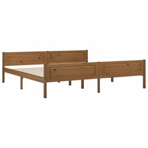 Łóżko Drewniane Rama Łóżka Sofa Brązowe Do Sypialni Pokoju 200×200 cm 479385 Łóżko Drewniane Rama Łóżka Sofa Brązowe Do Sypialni Pokoju 200×200 cm 479385