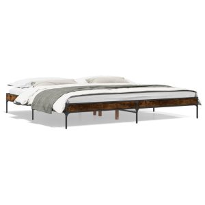 Łóżko Drewniane Rama Łóżka Sofa Brązowe Do Sypialni Pokoju 200×200 cm 706012 Łóżko Drewniane Rama Łóżka Sofa Brązowe Do Sypialni Pokoju 200×200 cm 706012
