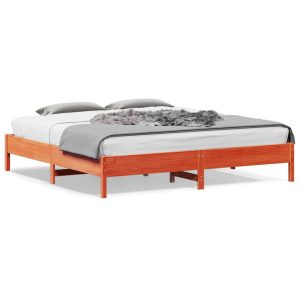 Łóżko Drewniane Rama Łóżka Sofa Brązowe Do Sypialni Pokoju 200×200 cm 475189 Łóżko Drewniane Rama Łóżka Sofa Brązowe Do Sypialni Pokoju 200×200 cm 475189