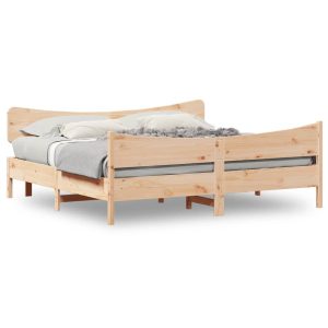 Łóżko Drewniane Rama Łóżka Sofa Brązowe Do Sypialni Pokoju 200×200 cm 478787 Łóżko Drewniane Rama Łóżka Sofa Brązowe Do Sypialni Pokoju 200×200 cm 478787