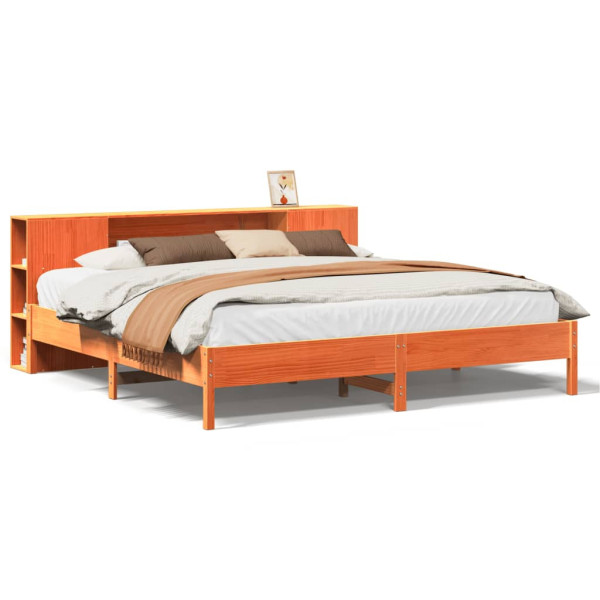 Łóżko Drewniane Rama Łóżka Sofa Brązowe Do Sypialni Pokoju 200x200cm 721704
