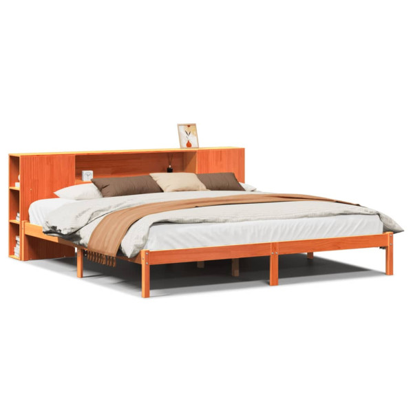Łóżko Drewniane Rama Łóżka Sofa Brązowe Do Sypialni Pokoju 200x200cm 722043