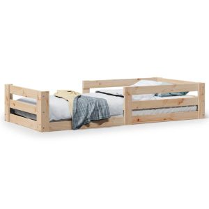 Łóżko Drewniane Rama Łóżka Sofa Brązowe Do Sypialni Pokoju 70×140 cm 476912 Łóżko Drewniane Rama Łóżka Sofa Brązowe Do Sypialni Pokoju 70×140 cm 476912