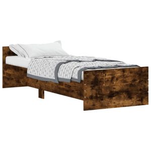 Łóżko Drewniane Rama Łóżka Sofa Brązowe Do Sypialni Pokoju 75×190 cm 724550 Łóżko Drewniane Rama Łóżka Sofa Brązowe Do Sypialni Pokoju 75×190 cm 724550