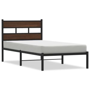 Łóżko Drewniane Rama Łóżka Sofa Brązowe Do Sypialni Pokoju 75×190 cm 679121 Łóżko Drewniane Rama Łóżka Sofa Brązowe Do Sypialni Pokoju 75×190 cm 679121