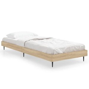 Łóżko Drewniane Rama Łóżka Sofa Brązowe Do Sypialni Pokoju 75×190 cm 704973 Łóżko Drewniane Rama Łóżka Sofa Brązowe Do Sypialni Pokoju 75×190 cm 704973