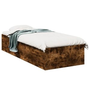 Łóżko Drewniane Rama Łóżka Sofa Brązowe Do Sypialni Pokoju 75×190 cm 706090 Łóżko Drewniane Rama Łóżka Sofa Brązowe Do Sypialni Pokoju 75×190 cm 706090