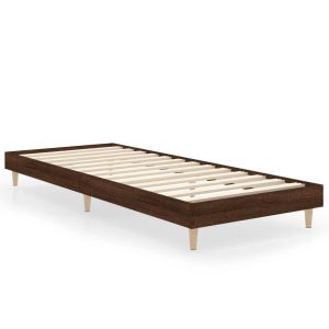 Łóżko Drewniane Rama Łóżka Sofa Brązowe Do Sypialni Pokoju 75×190 cm 721385 Łóżko Drewniane Rama Łóżka Sofa Brązowe Do Sypialni Pokoju 75×190 cm 721385