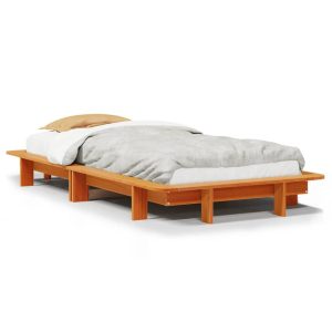 Łóżko Drewniane Rama Łóżka Sofa Brązowe Do Sypialni Pokoju 90×190 cm 721617 Łóżko Drewniane Rama Łóżka Sofa Brązowe Do Sypialni Pokoju 90×190 cm 721617