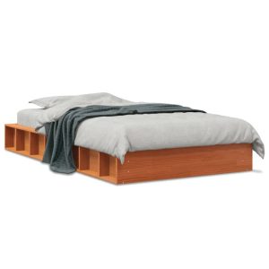 Łóżko Drewniane Rama Łóżka Sofa Brązowe Do Sypialni Pokoju 90×190 cm 721654 Łóżko Drewniane Rama Łóżka Sofa Brązowe Do Sypialni Pokoju 90×190 cm 721654