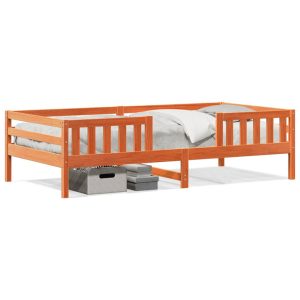 Łóżko Drewniane Rama Łóżka Sofa Brązowe Do Sypialni Pokoju 90×190 cm 721774 Łóżko Drewniane Rama Łóżka Sofa Brązowe Do Sypialni Pokoju 90×190 cm 721774